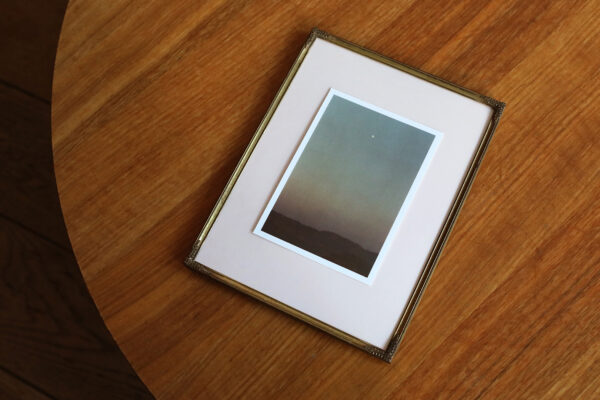 winterlandschapje Lies bij nacht A6 artkaart